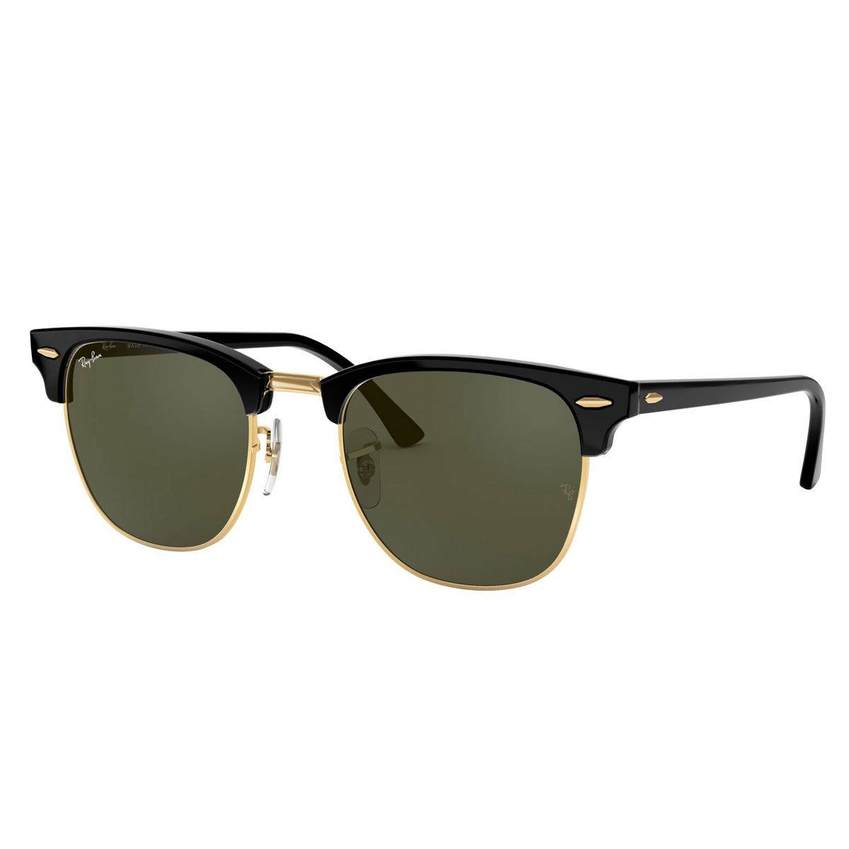Lente solar Ray Ban Clubmaster Verde Armaz&oacute;n en Acetato image number null