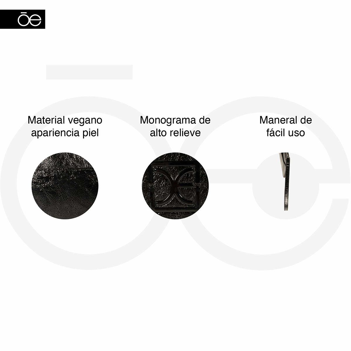 Billetera Porta Documentos Cloe Oro para Mujer image number null