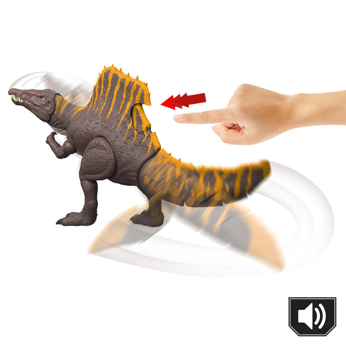 Dinosaurio de Juguete Jurassic World Rebirth Spinosaurus image number null