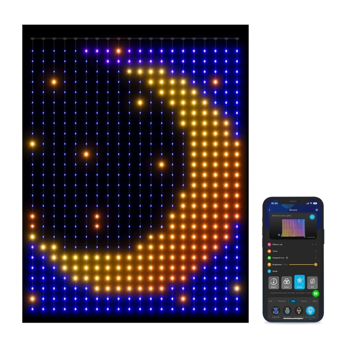 Cortina Led Govee Wi-Fi + BT RGB image number null