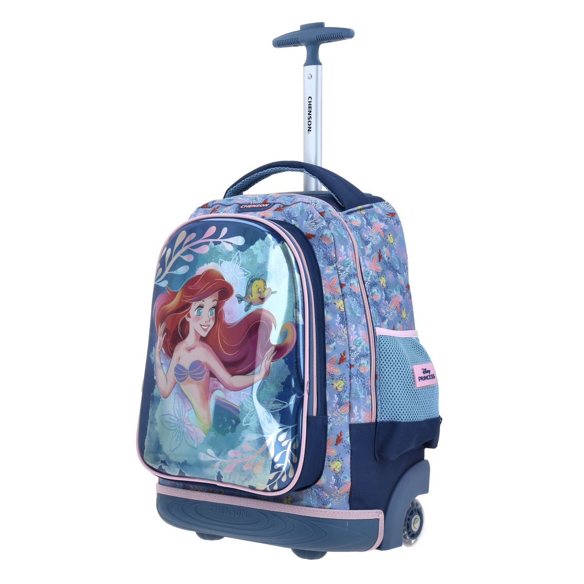 Mochila Rodante Azul de Ariel Princesas Chenson image number null