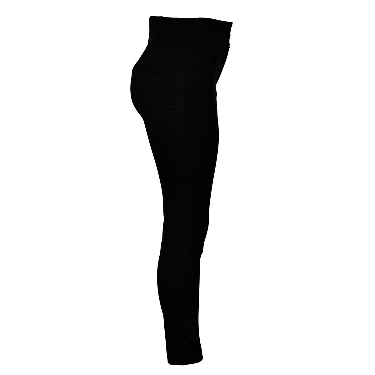 Pantalón Recto De Pretina Ancha Philosophy Color Negro Talla Mediana para Mujer image number null