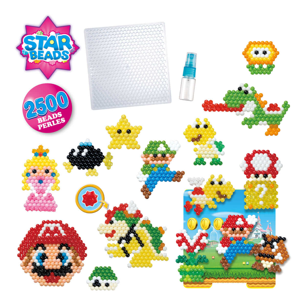 Cubo de Creatividad de Super Mario Aquabeads image number null