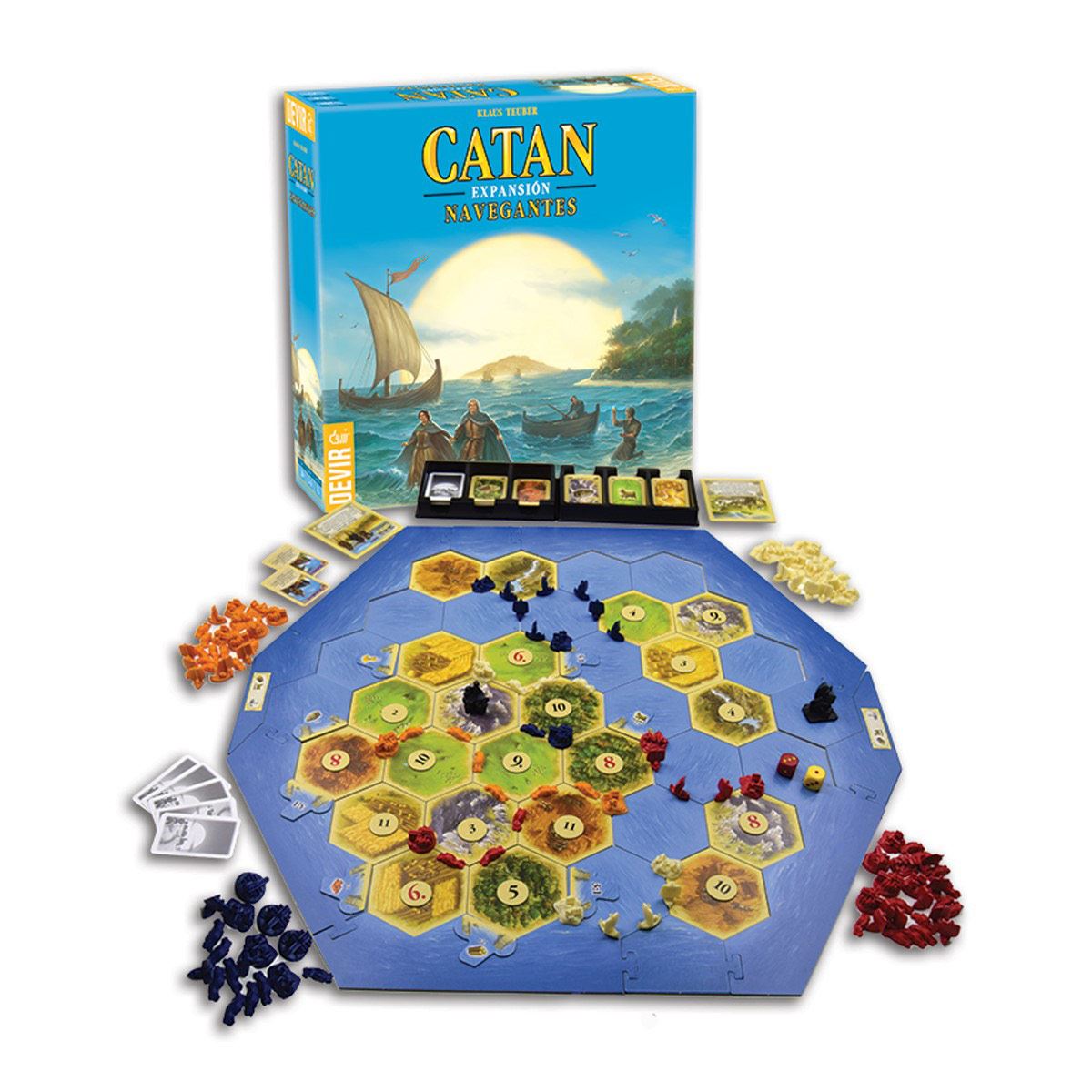 Juego de Mesa Catán: Navegantes Expansión Devir image number null