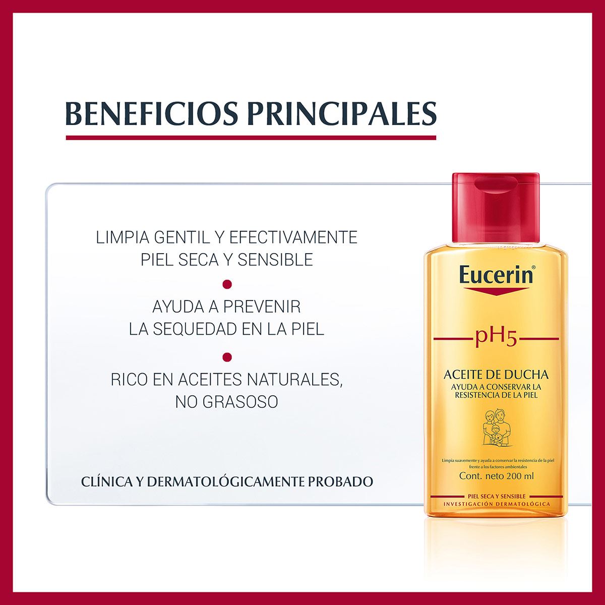 Aceite de Ducha pH5 Eucerin 200ml image number null