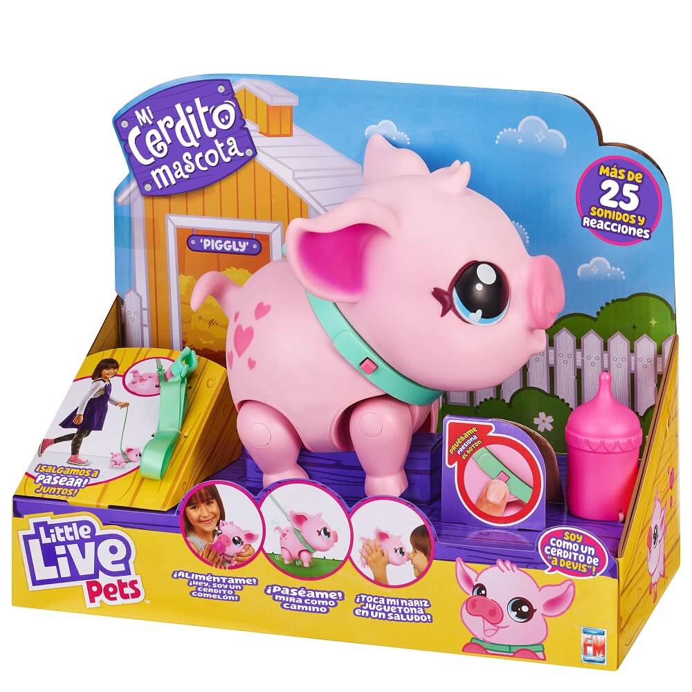 Mascota El&eacute;ctronica FOTORAMA Mi Cerdito Mascota - Little Live Pets image number null