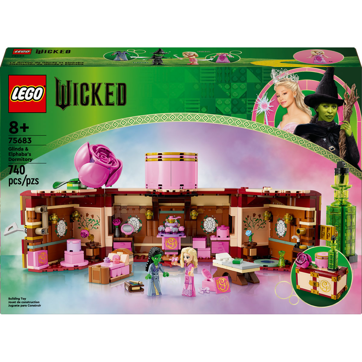 LEGO® Wicked Habitación de Glinda y Elphaba 75683 image number null