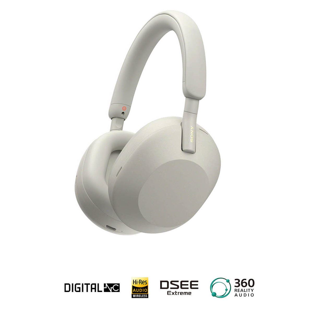 Audífonos Sony WH-1000XM5 on ear gris image number null