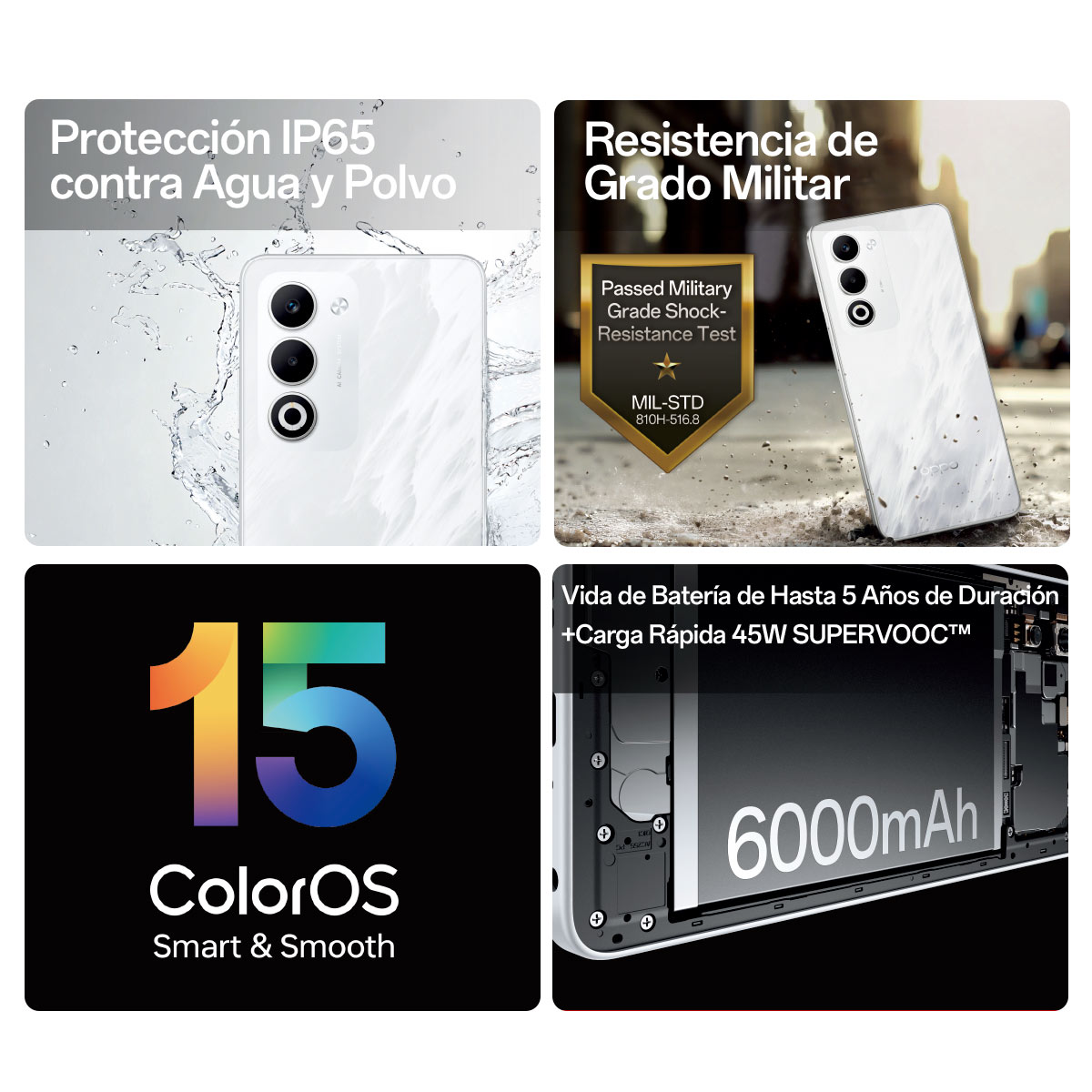 Oppo A5 256GB Blanco Telcel R9 image number null