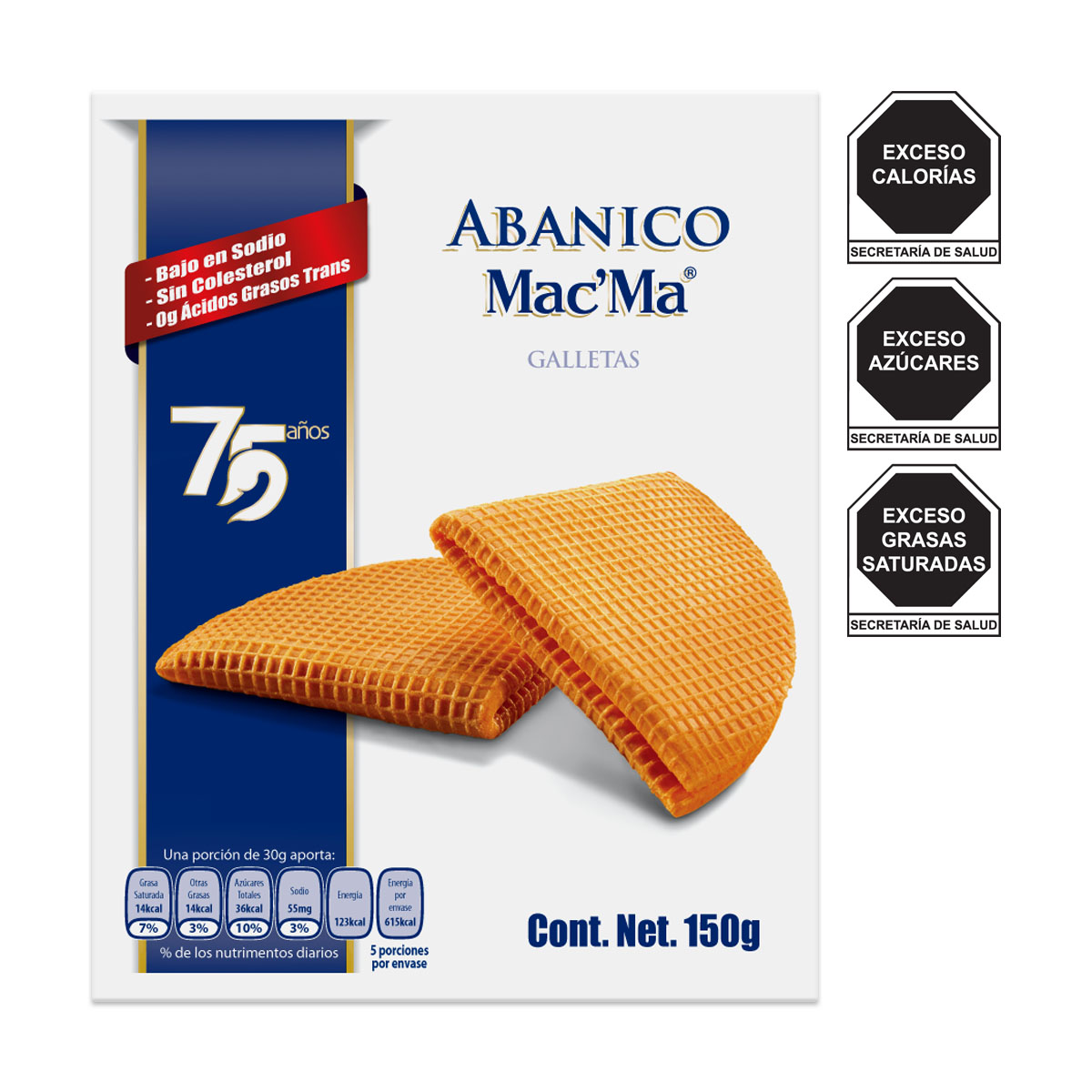 Galletas Abanico Mac' Ma 150g image number null