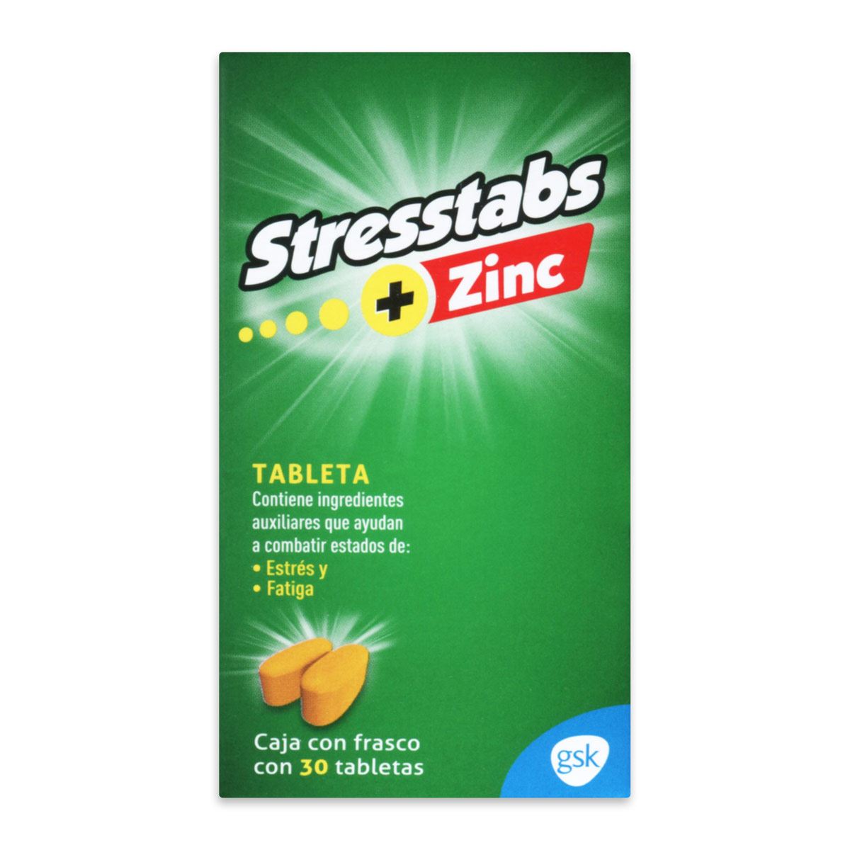 Stresstabs 600 Zinc 30 tabletas image number null