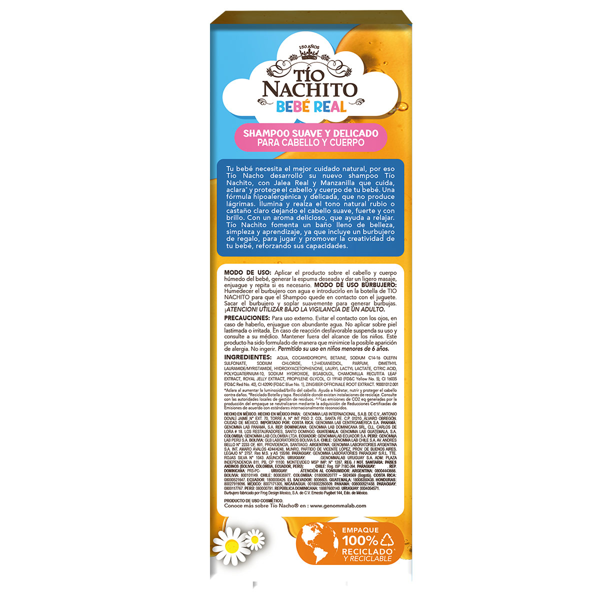 Tio nachito shampoo 2 en 1 400ml image number null