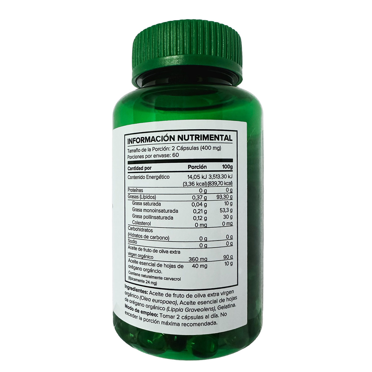 Suplemento Alimenticio Orégano Oil 120 Cápsulas 5H8 image number null