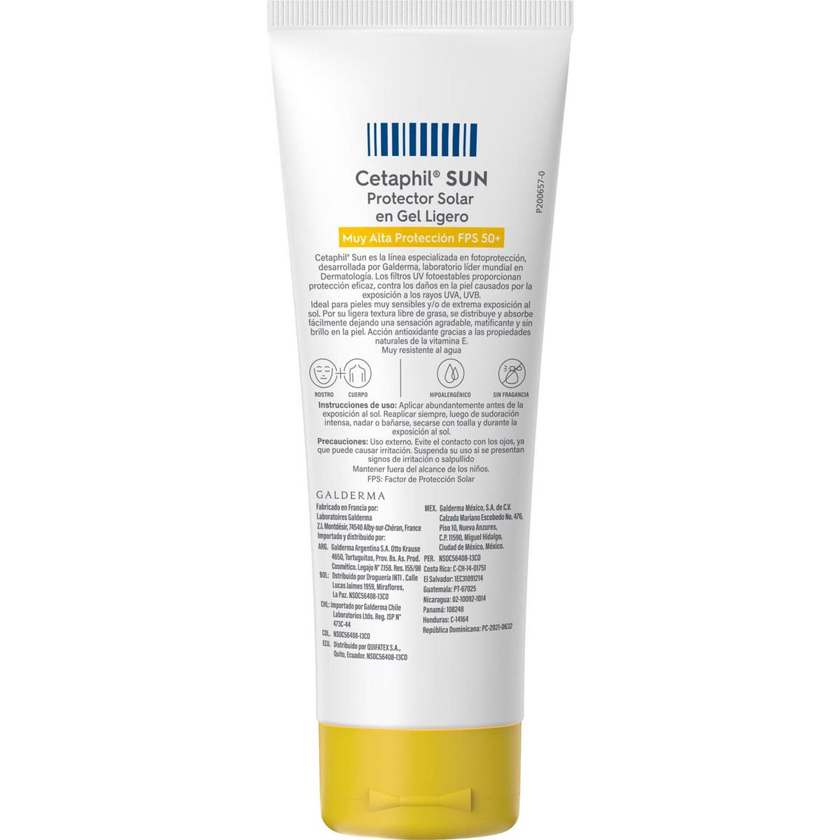 Cetaphil Sun FPS 50+ Protector Solar en Gel Ligero 100ml image number null