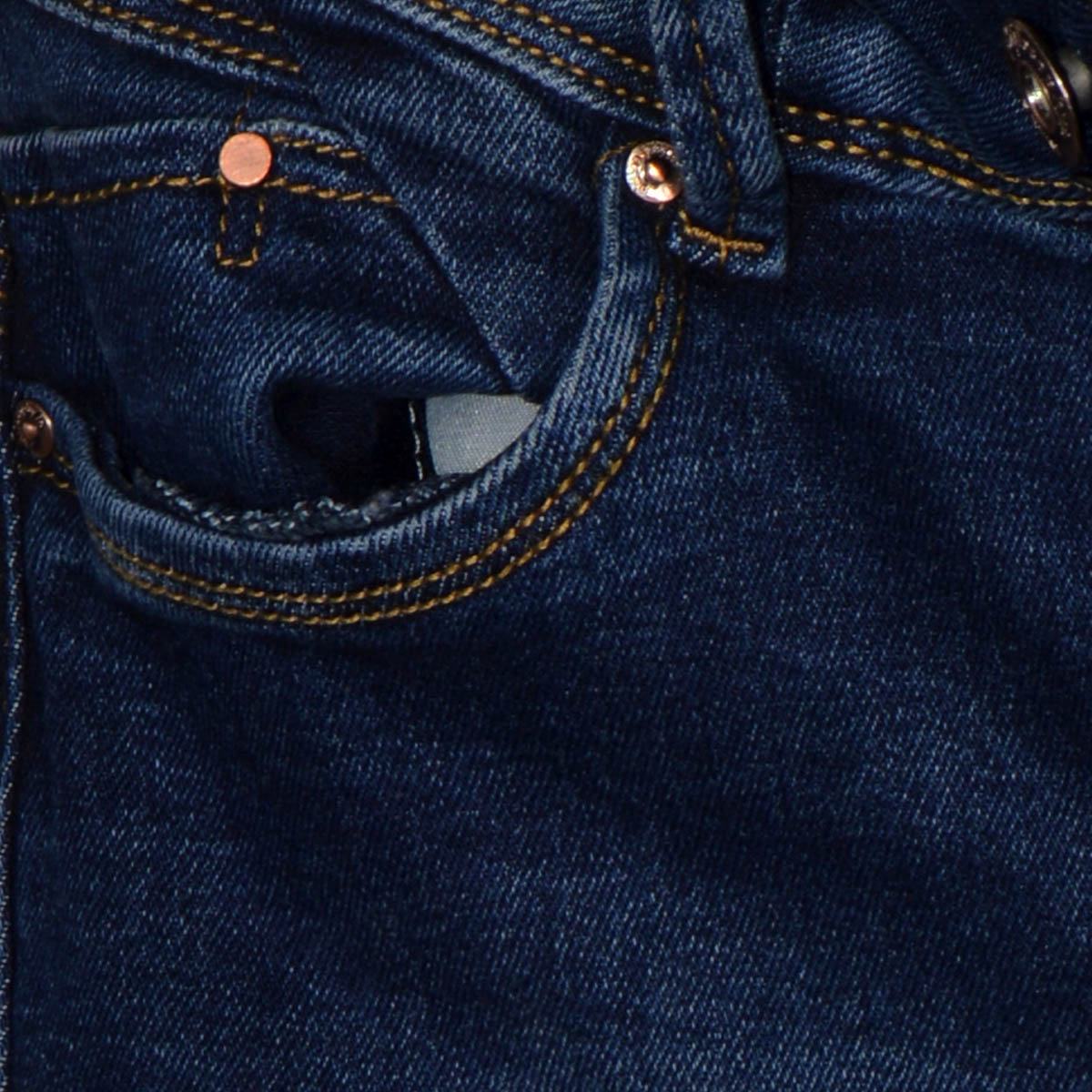 Jeans Skinny con Pretina Ancha Philosophy Color Azul Talla 5 para Mujer image number null