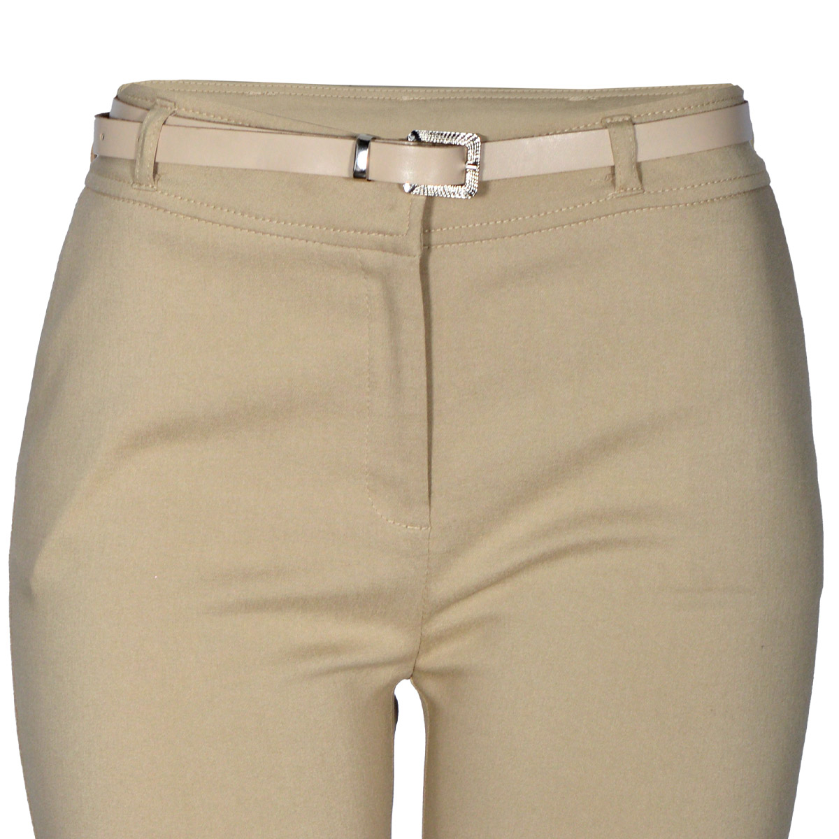 Pantal&oacute;n Recto Liso con Cintur&oacute;n Philosophy Talla Grande para Mujer image number null