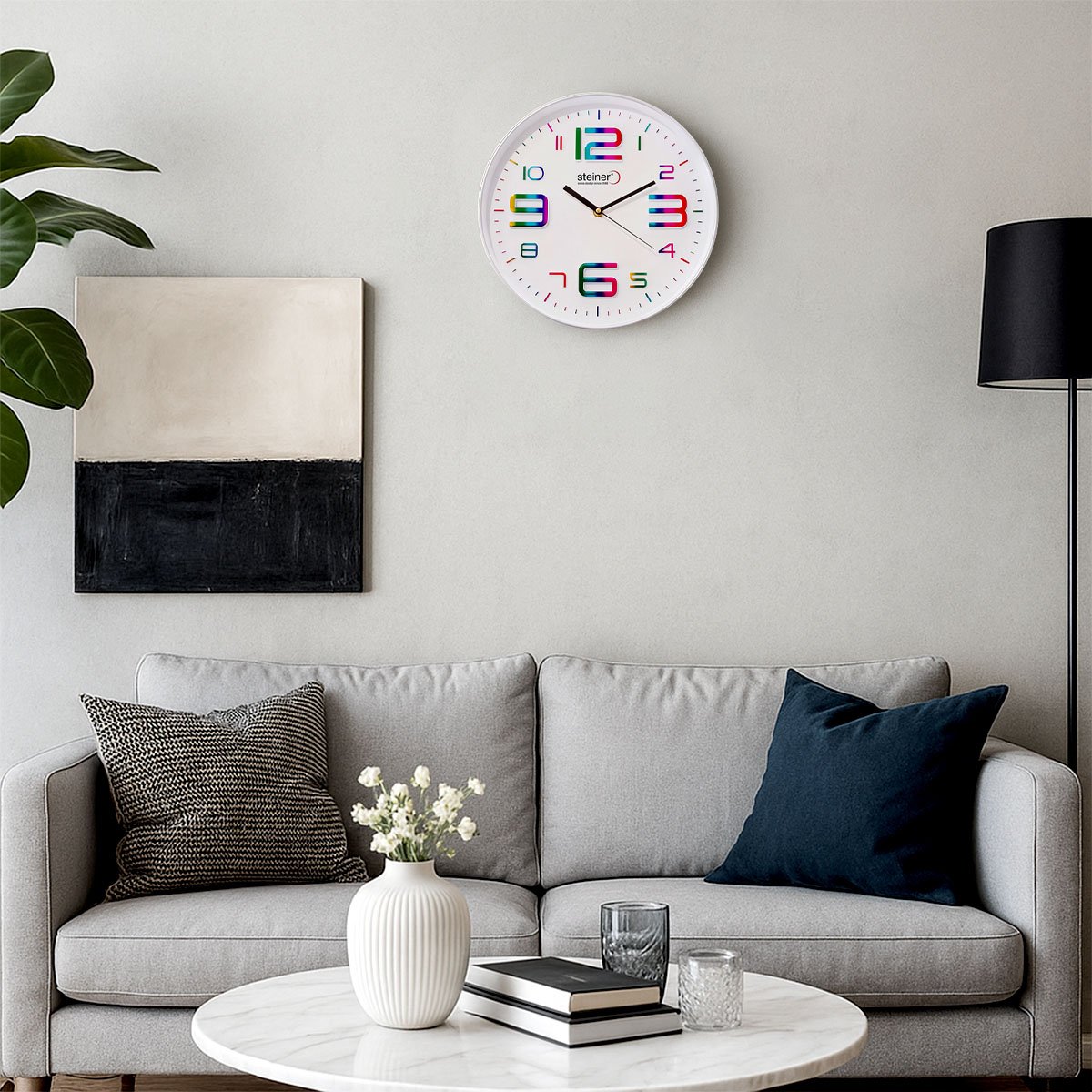 Reloj de Pared Steiner Color Blanco STWA25-3436WH image number null