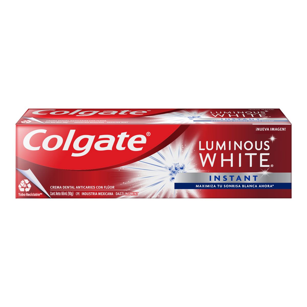 Colgate Luminous white Instant 66 ml image number null