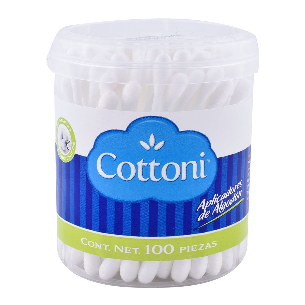 Aplicadores de Algodón Cottoni Caja con 100 Piezas image number null