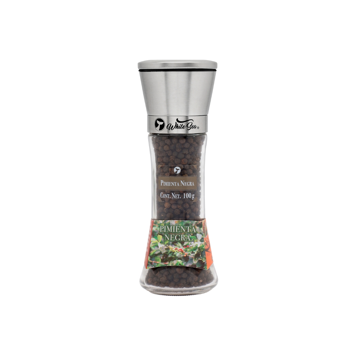 &nbsp;Pimienta Negra Molino White Sea 100g image number null