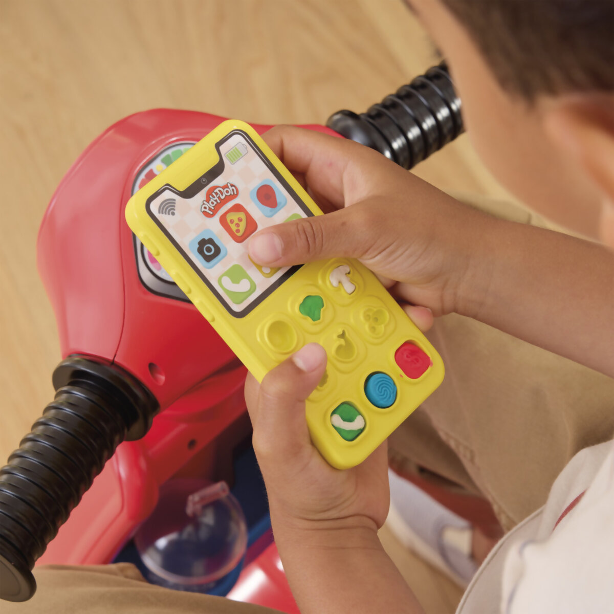 Moto Scooter Play-doh Repartidor de Pizzas image number null