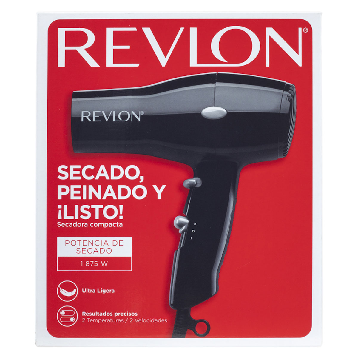 Secadora Revlon compacta essentials 1875w image number null