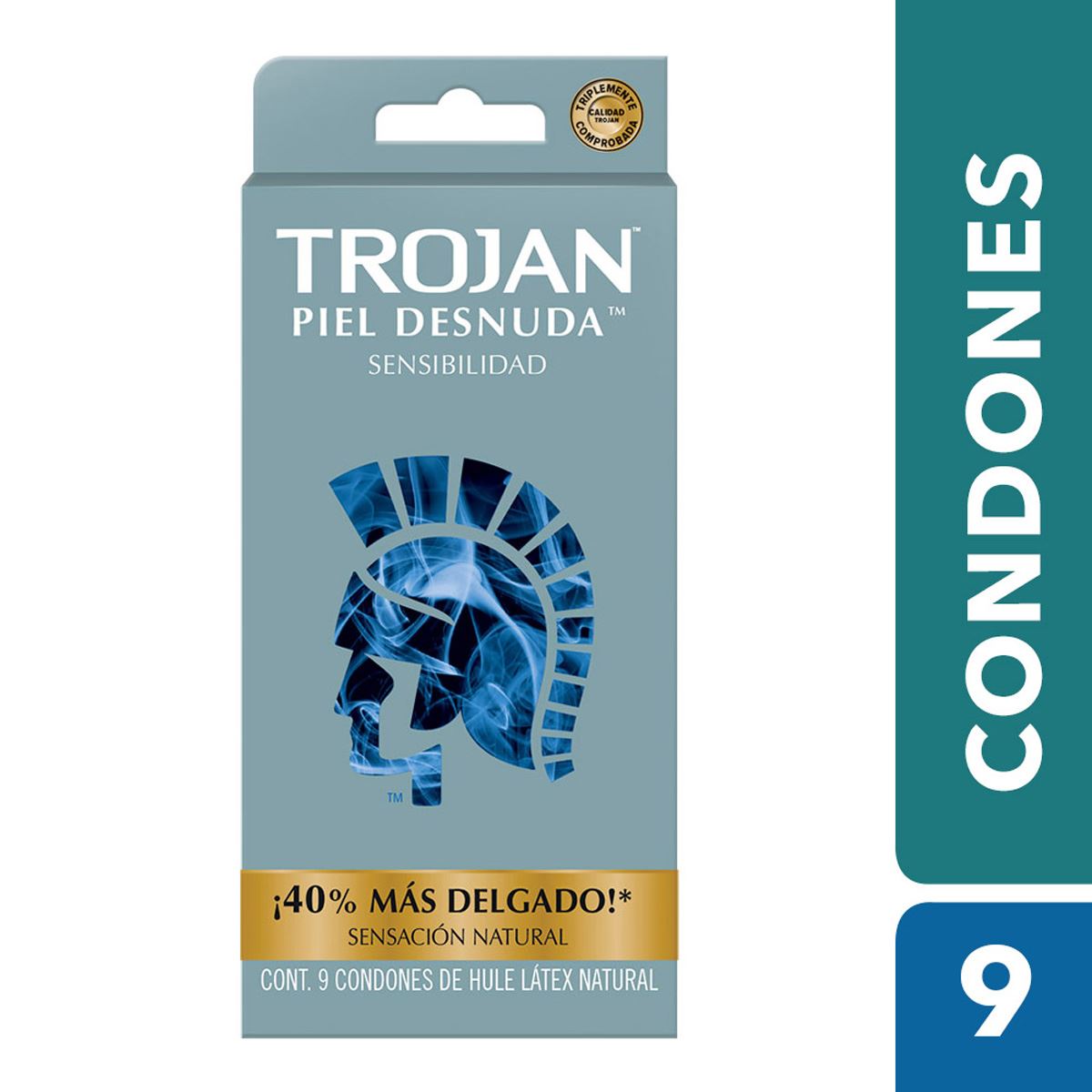 Condones de Latex Ultra Delgados Trojan 9 piezas image number null