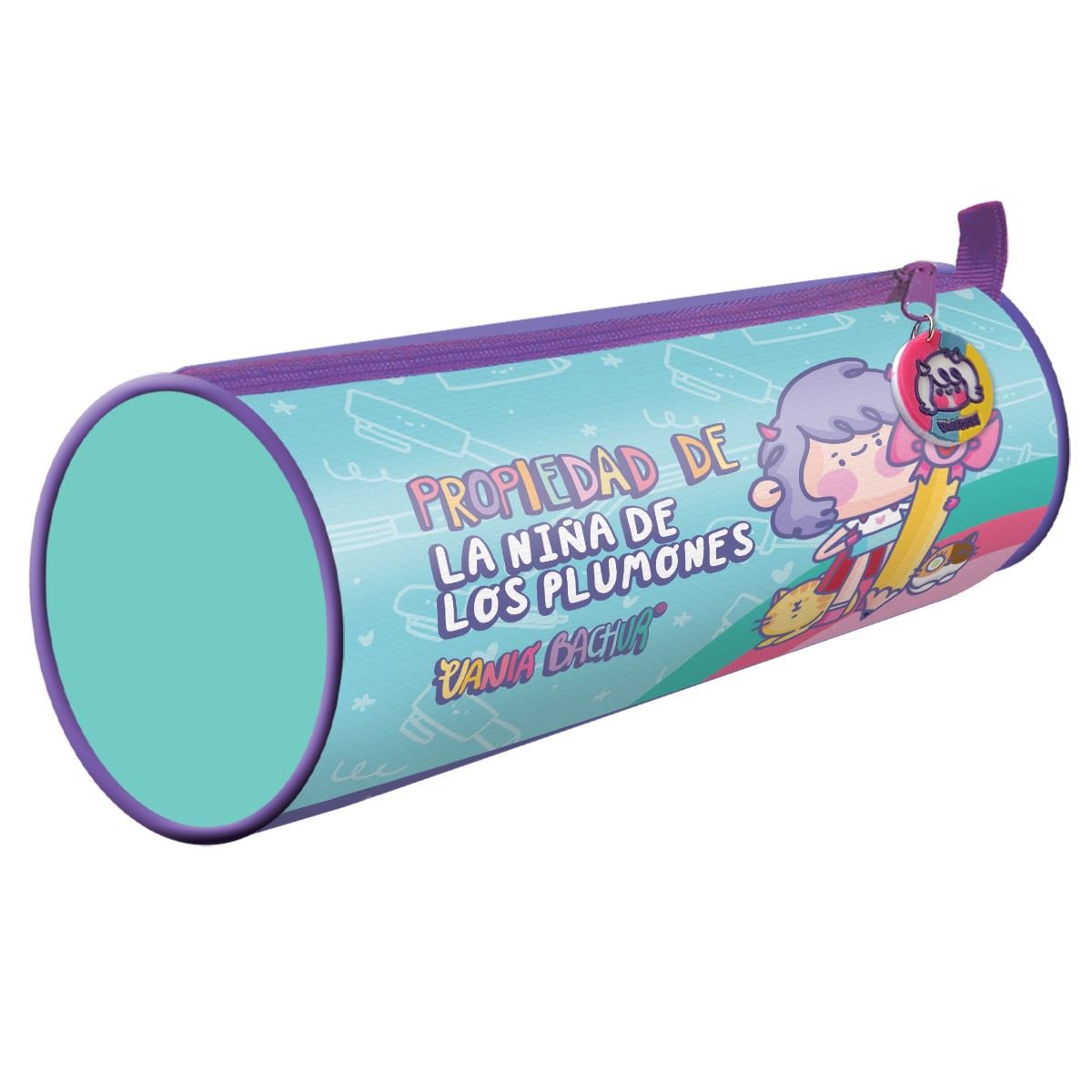 Lapicera Escolar Cil&iacute;ndrica Vania Bachur Plumones image number null