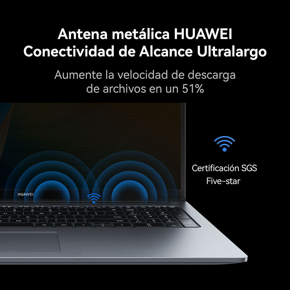 Laptop Huawei 16 Pulgadas MateBook D16 Ci5 12th H 8GB+512GB Win11 image number null