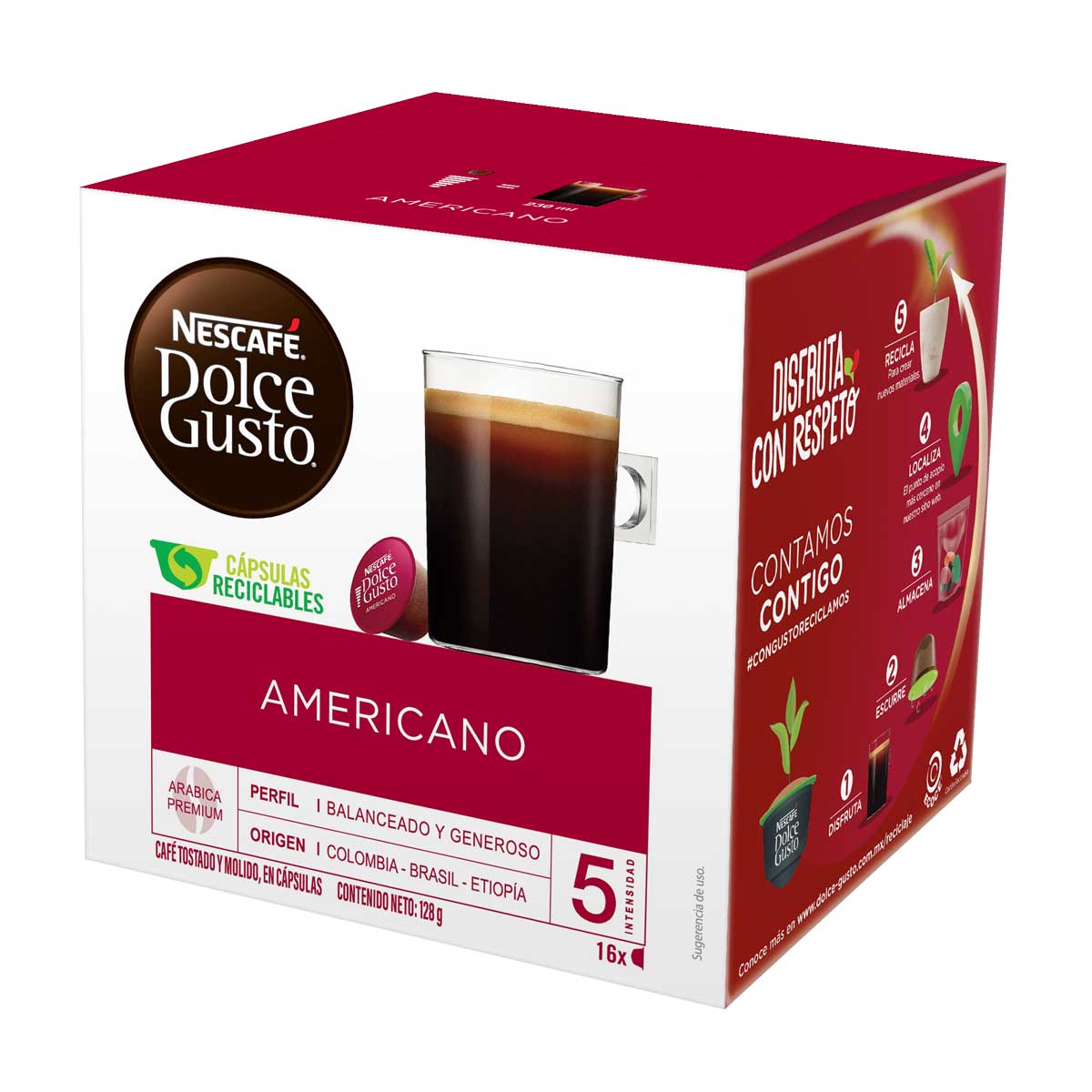 C&aacute;psulas de Nescaf&eacute; Americano image number null