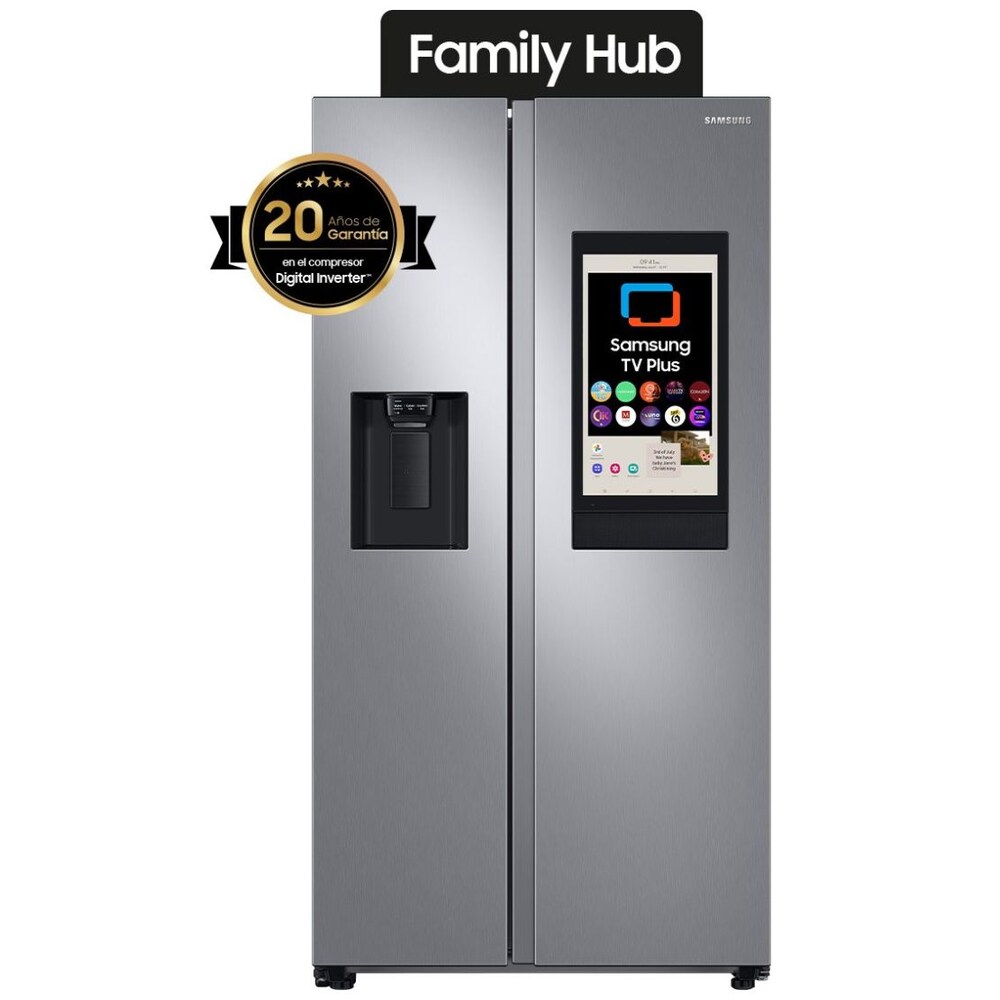 Refrigerador Samsung Side By Side Family Hub 22Ft Rs22T5561S9/em Silver image number 0