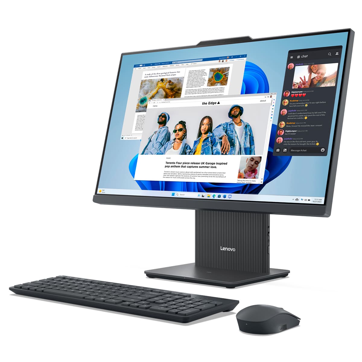 Desktop All In One Lenovo IdeaCentre 23.8 Intel Core i5-13420H / 8 núcleos /16 GB RAM /512 GB SSD Windows 11 Home" image number null