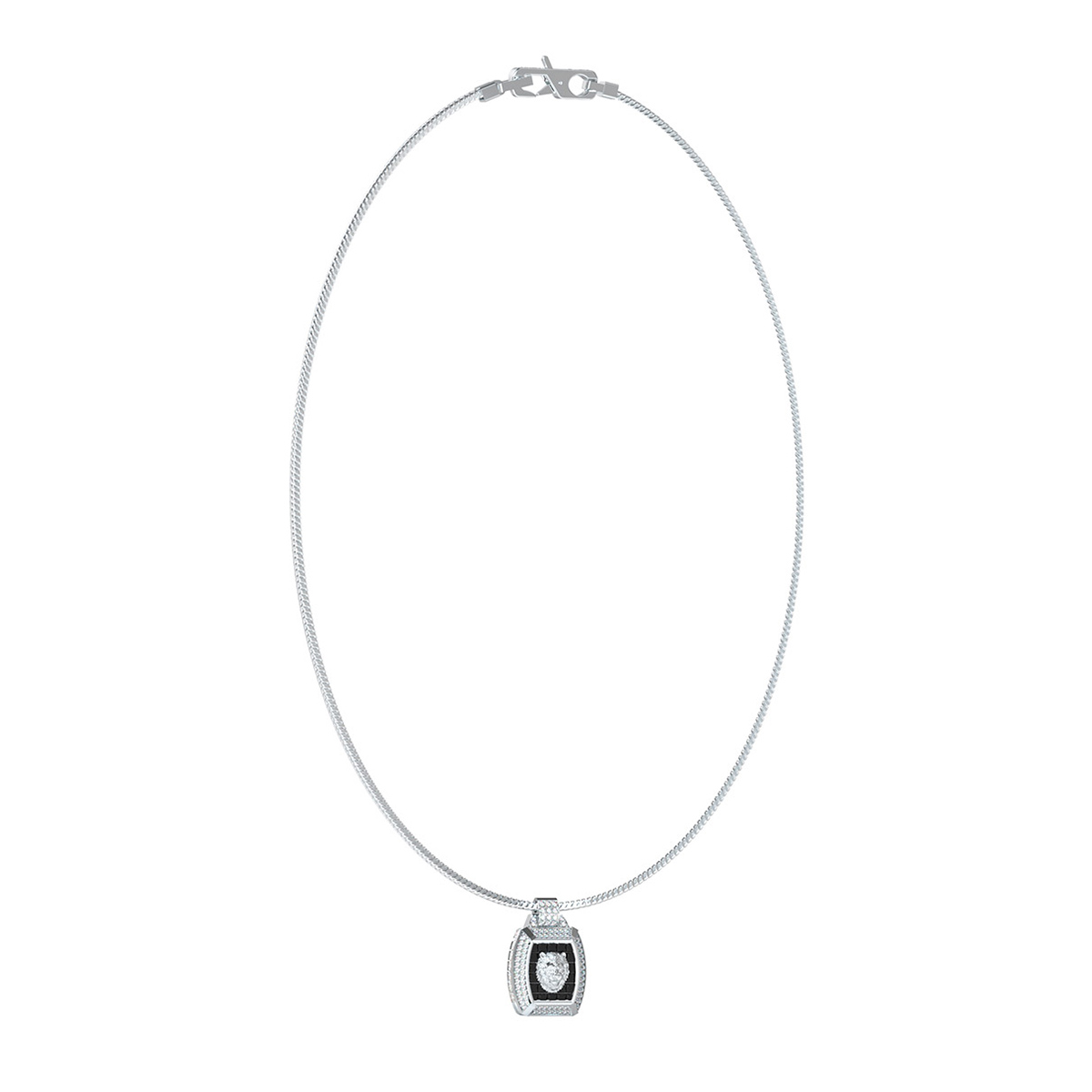 Collar Plateado Acero Inoxidable GUESS image number null