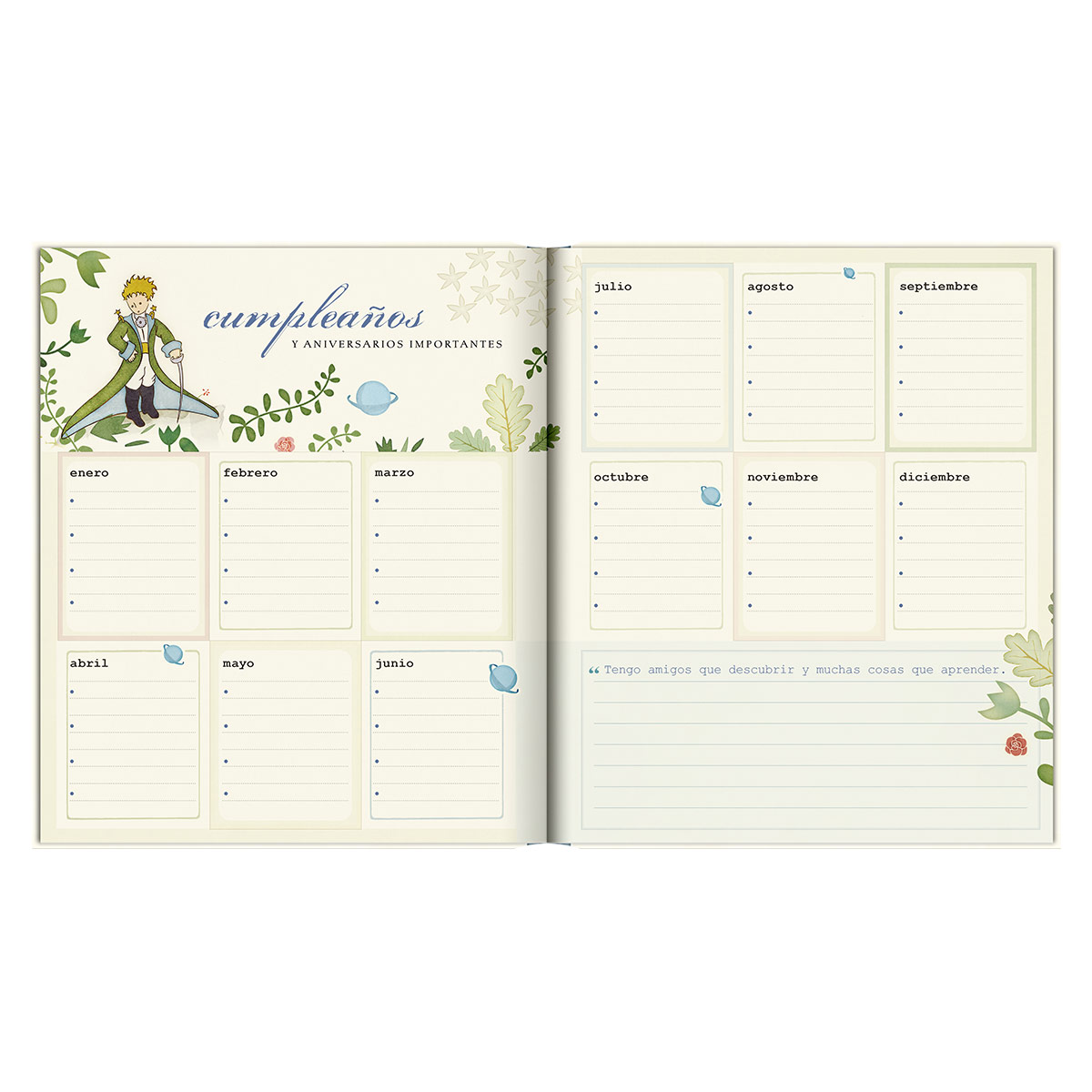 Agenda Semanal El Principio 2025 Premium Paper image number null