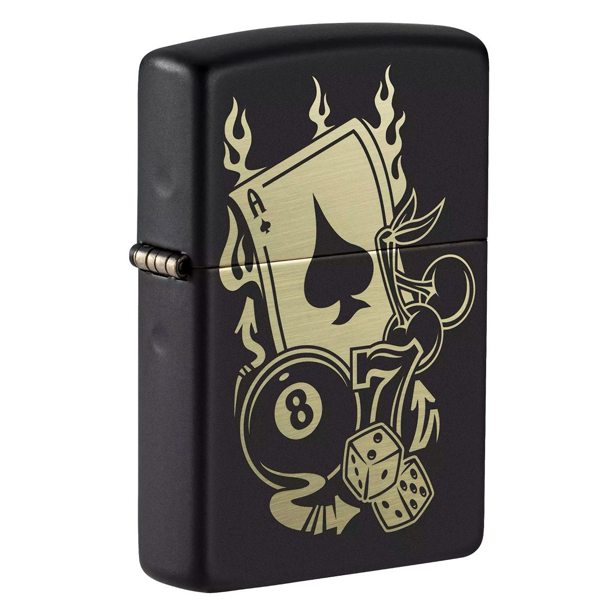 Encendedor Apuesta Negro Mate Zippo image number null