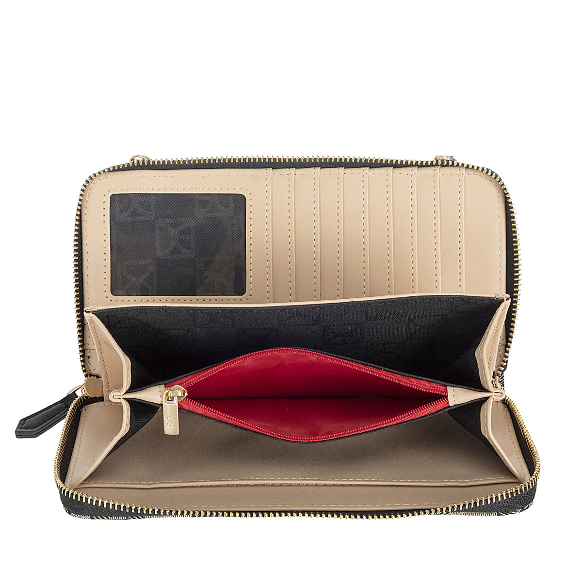 Billetera Porta Celular Cloe Beige image number null