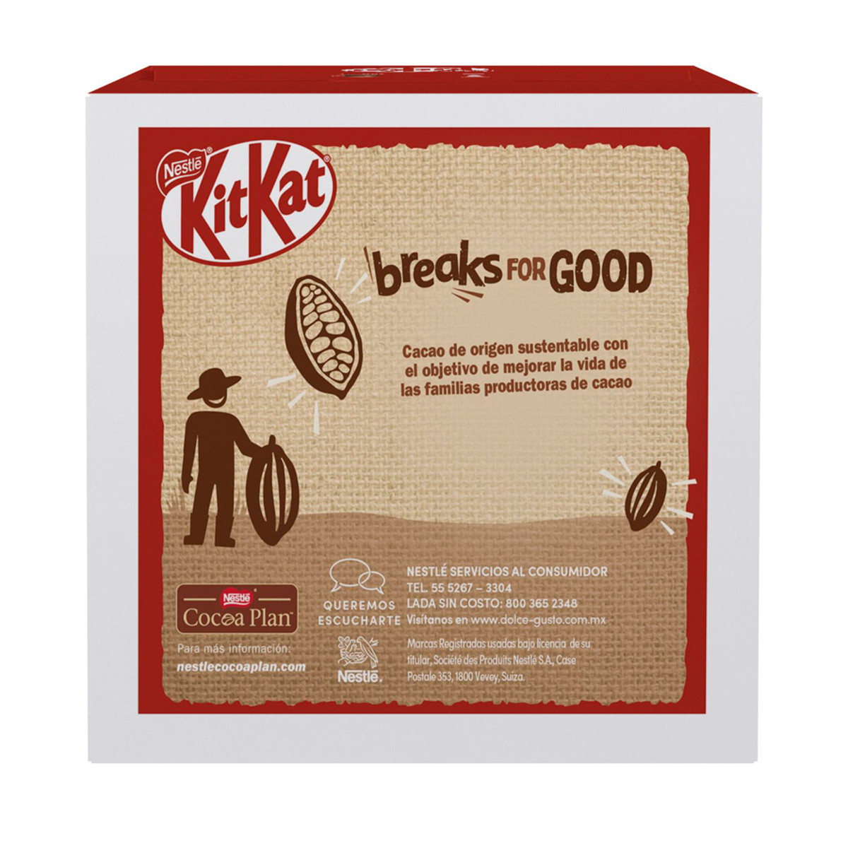 Paquete de 10 Cápsulas DOLCE GUSTO Sabor Kit Kat Chococcino image number null