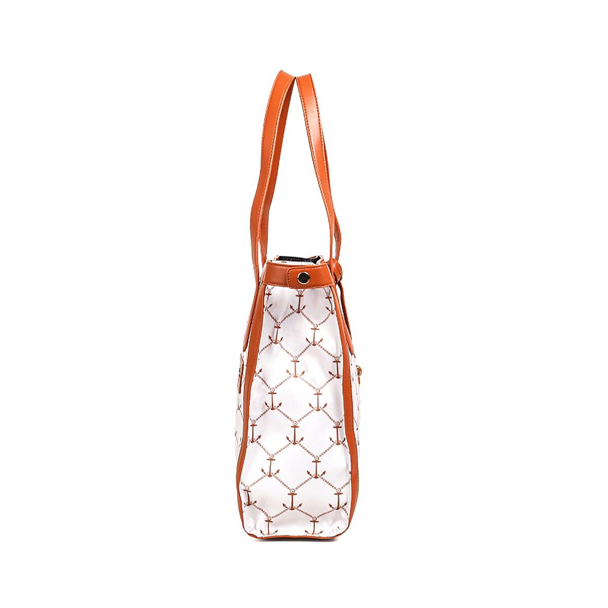 Bolso Tote Náutica Naranja para Mujer image number null