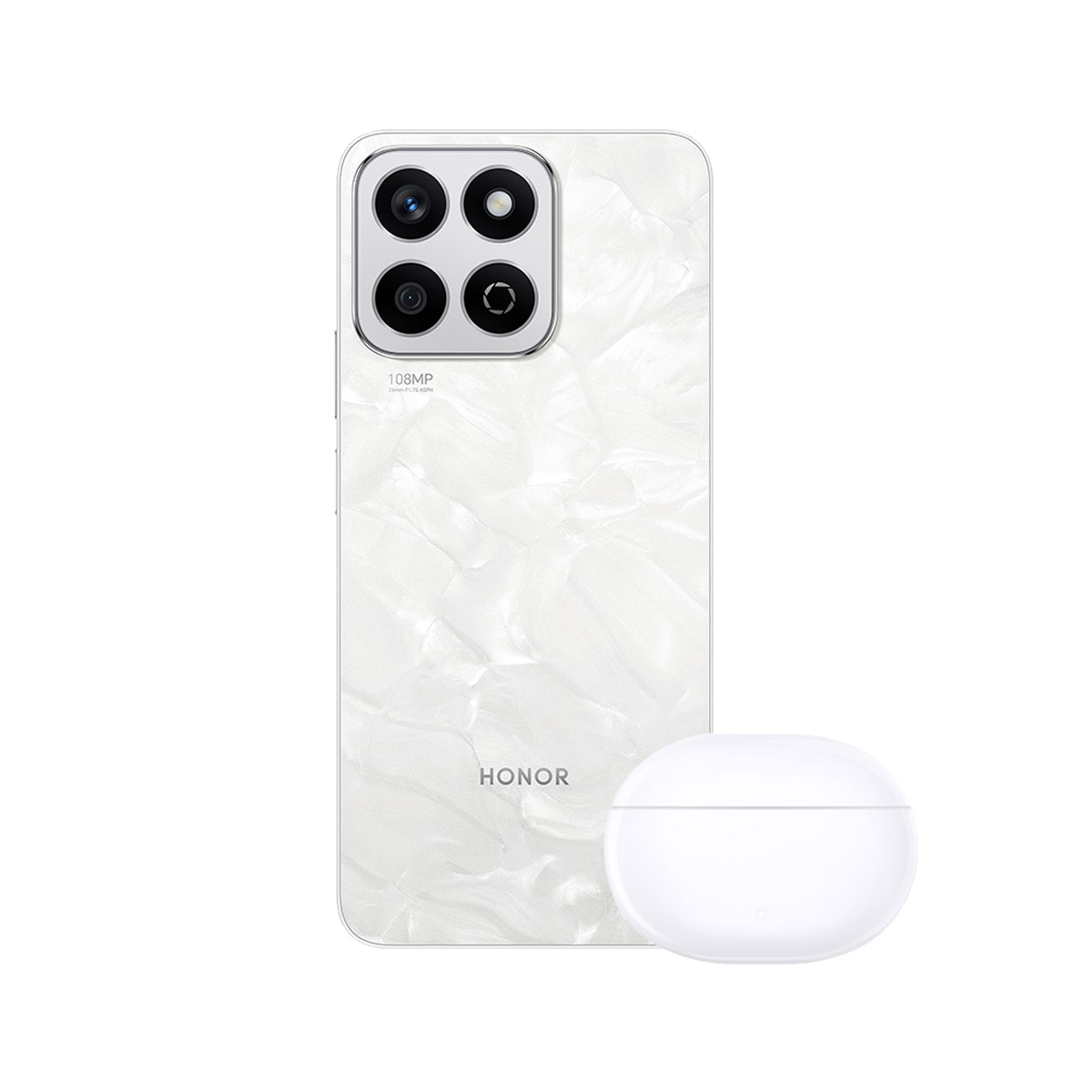 Celular Honor X7C 256GB Blanco Telcel R8 + Earbuds image number null