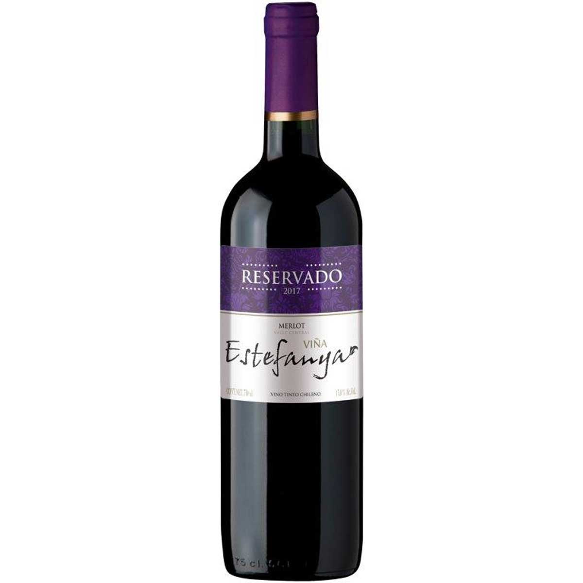Vino Tinto Reservado Estefanya Merlot image number null