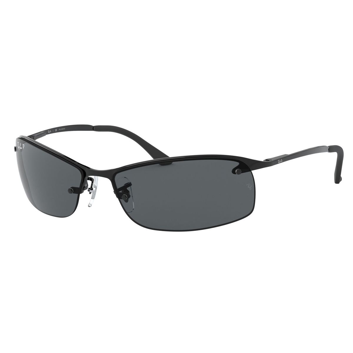 Lente Solar Ray-Ban Gris en Metal Negro image number null