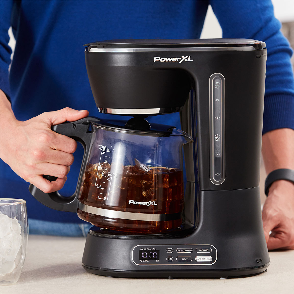 Cafetera El&eacute;ctrica Negro Power XL image number null