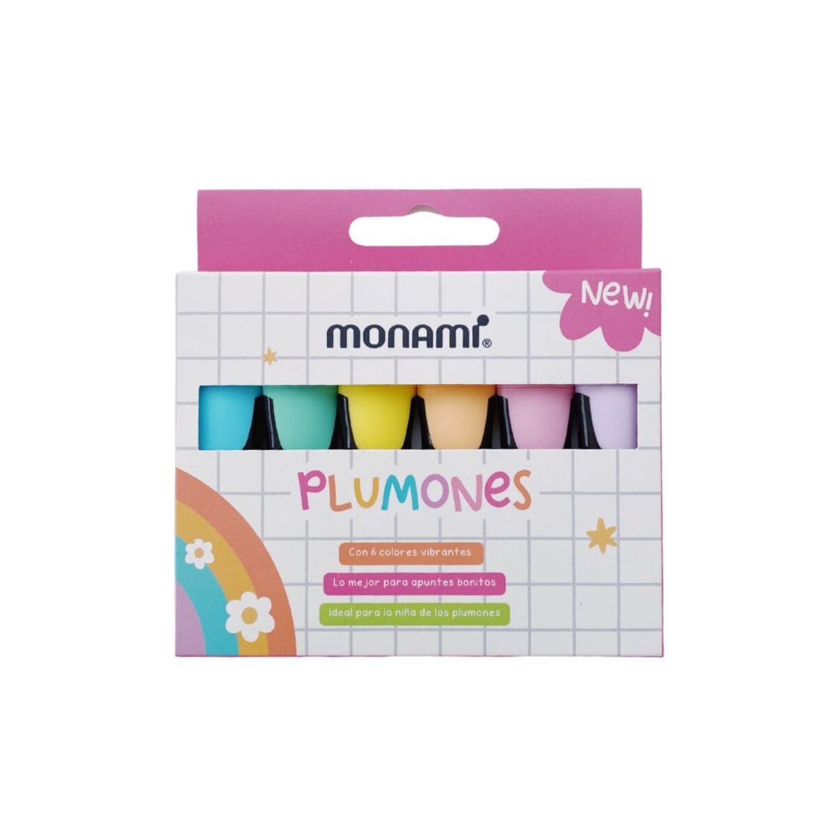 Set 6 Plumones Tonos Pastel Monami image number null