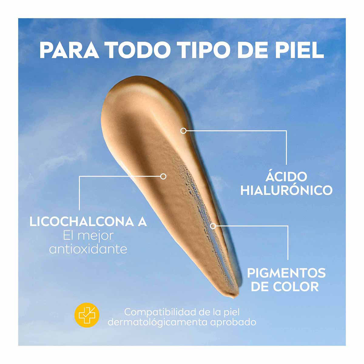 Protector Solar Fluido Tono Medio Nivea 40 ml Nivea image number null
