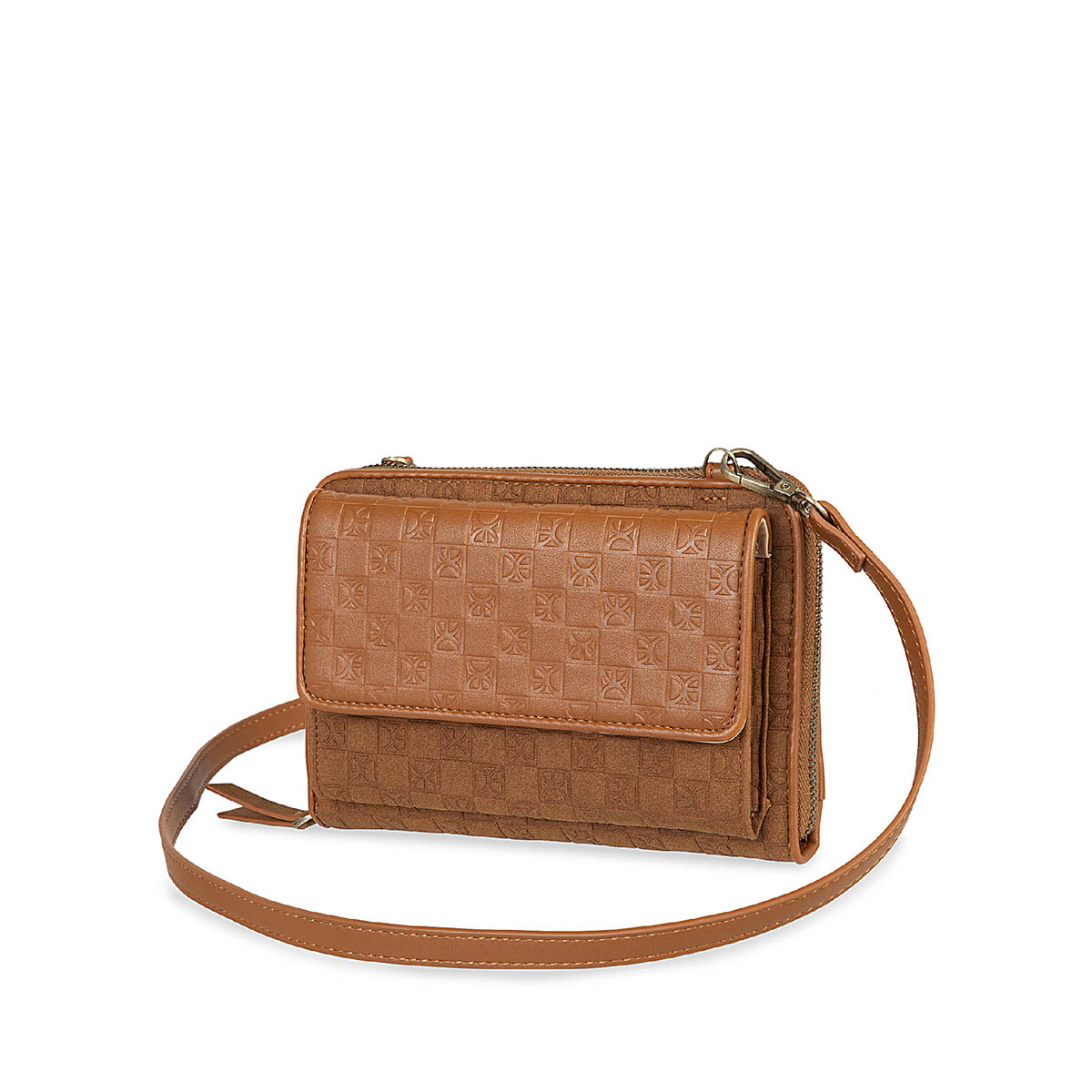 Billetera Híbrida Cloe Café para Mujer image number null