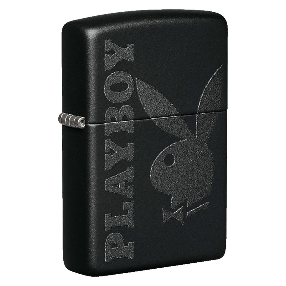 Encendedor Zippo negro mate logo Play boy image number null
