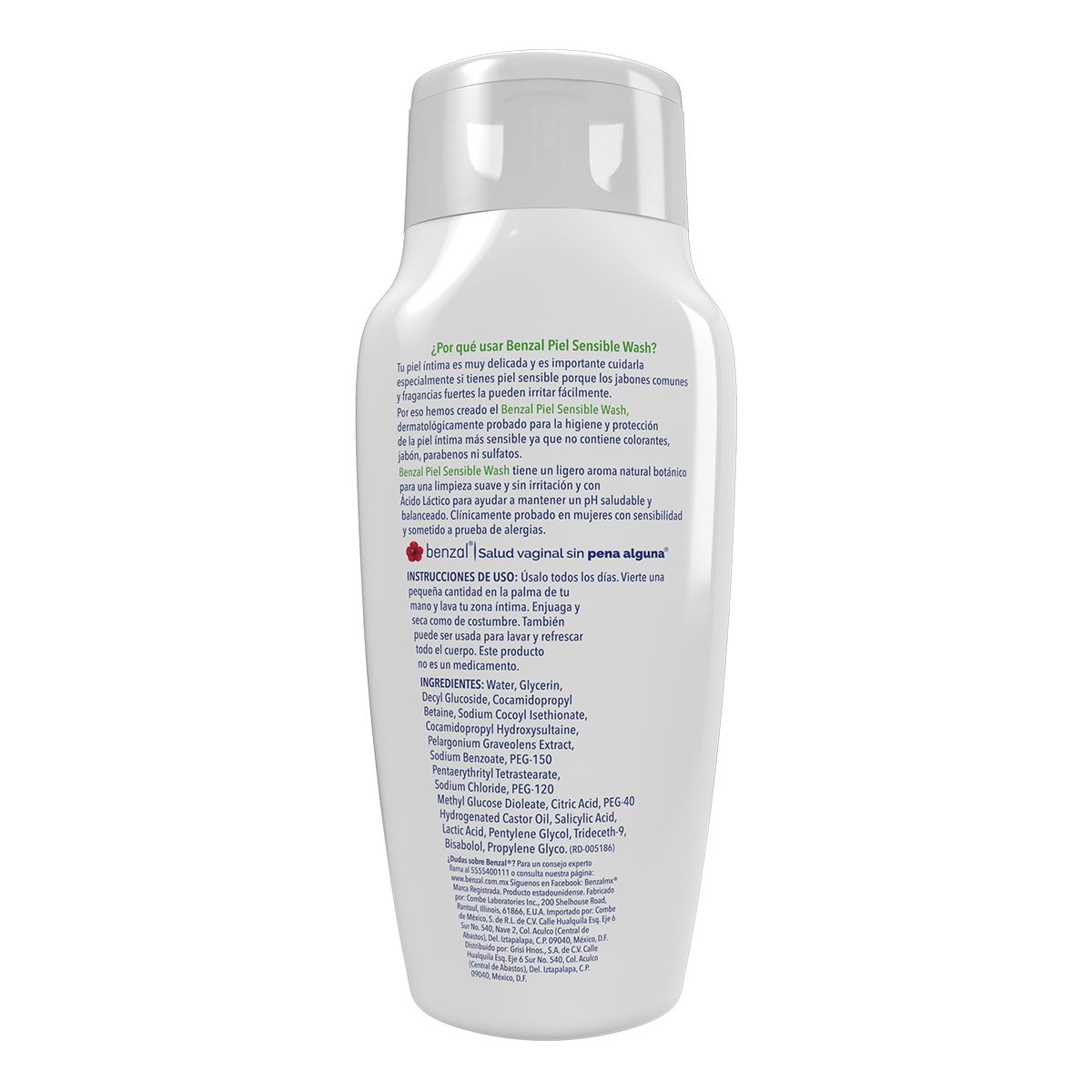 Shampoo Íntimo Piel Sensible Benzal 240ml image number null