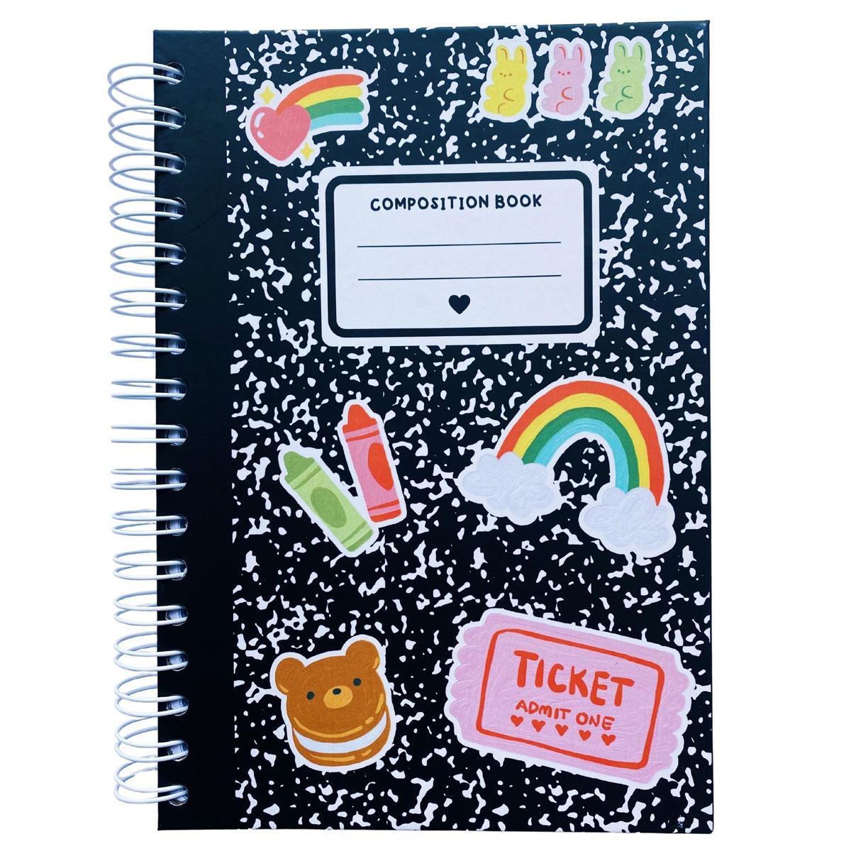 Libreta de puntos pasta dura tamaño francés Composition Book image number null