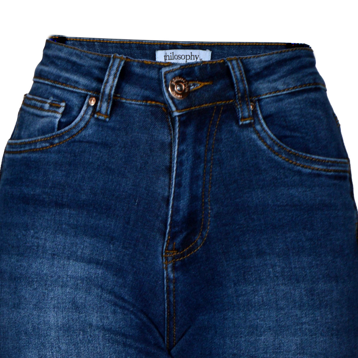 Jeans Recto Liso Philosophy Talla 5 para Mujer image number null