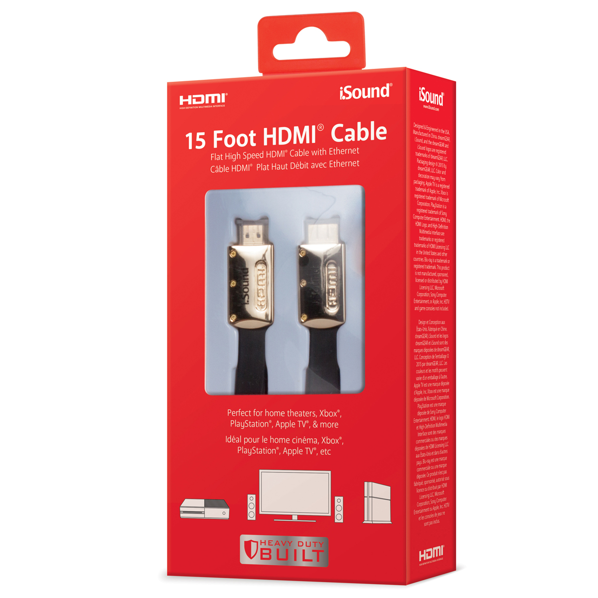 Cable HDMI Isound gamer 4.6M image number null